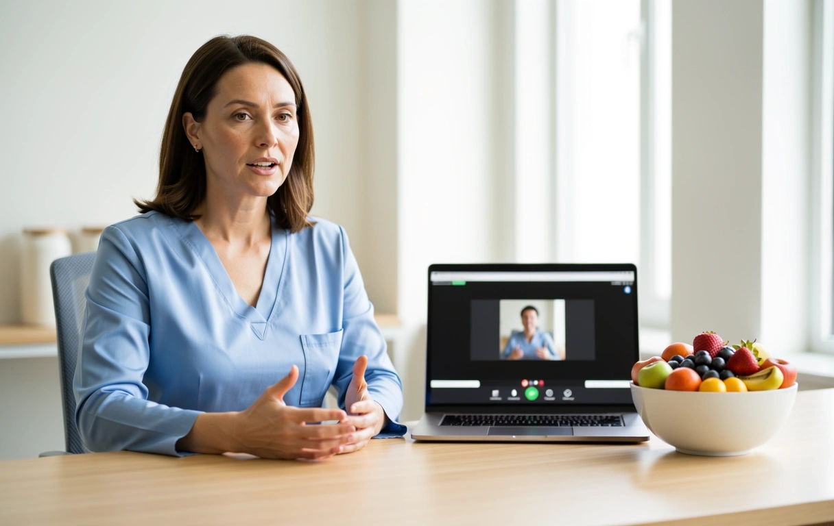 Online Ernährungsberatung Beratungssituation